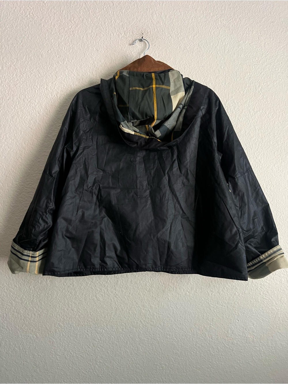 Barbour ERMA Black Lightweight WAX Jacket US 6 CURRENT $500 - Picture 5 of 11